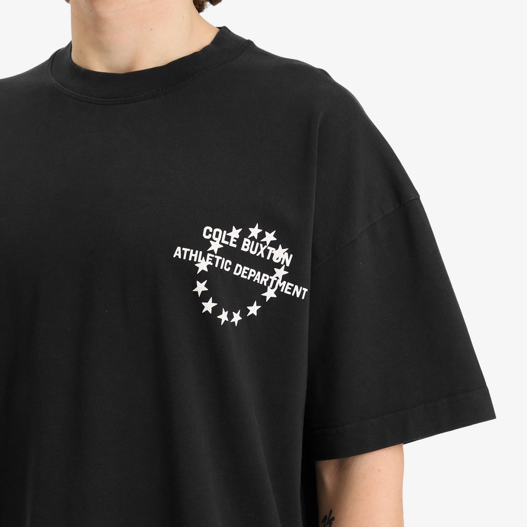 Cole Buxton Men's Athletic Department T-Shirt Vintage Black